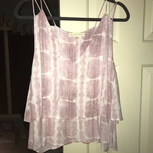 Lovestitch Tie Dye Layered Tank Top